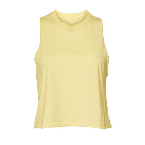 Bella Women´s Racerback Cropped Tank (Heather French Vanilla, M)