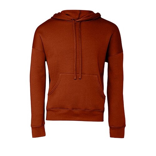 Felpa con cappuccio Canvas Unisex Sponge Fleece Pullover DTM (Brick, XXL)