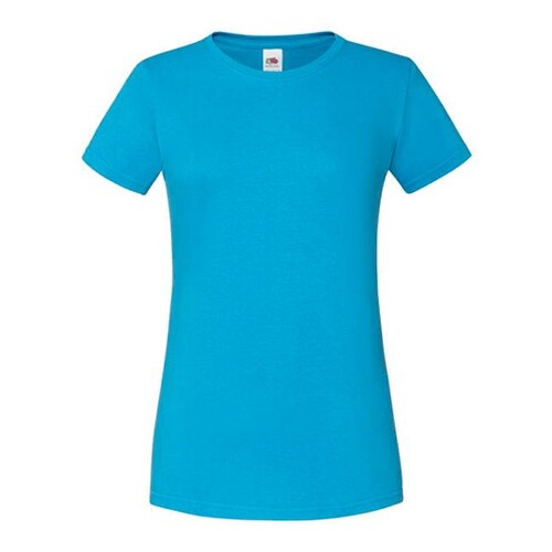 Fruit of the Loom Ladies´ Iconic T (Azure Blue, L)