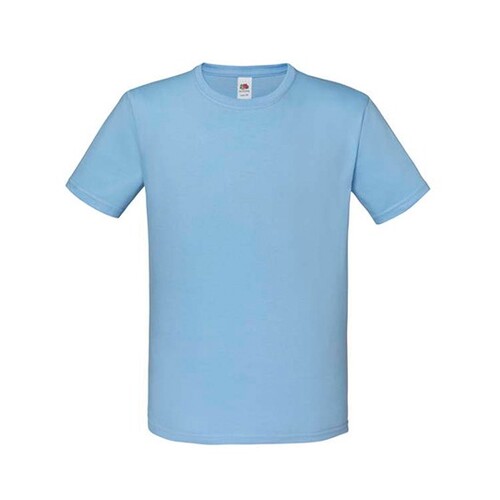 Fruit of the Loom Kids' Iconic T (Sky Blue, 128)