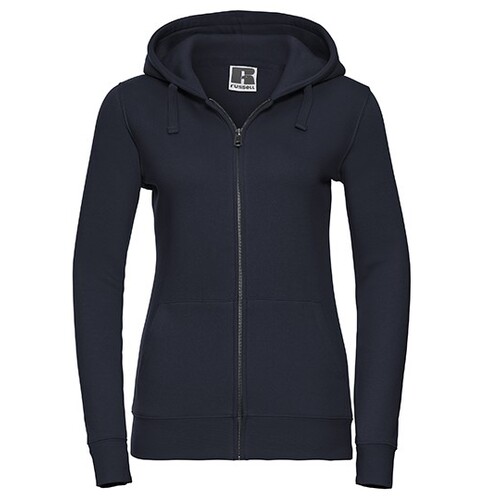 Russell Ladies' Authentic Zipped Hood Jacket (French Navy, XXL)