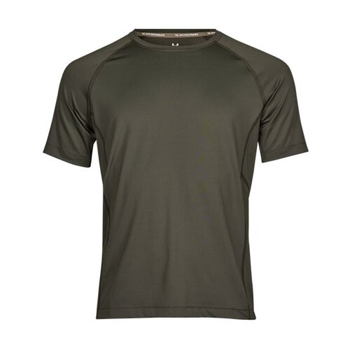 Camiseta CoolDry Tee Jays, Hombre (Verde oscuro, XXL)