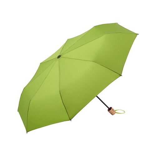 FARE Mini Ombrello Tascabile EcoBrella Shopping (Lime, Ø 98 cm)