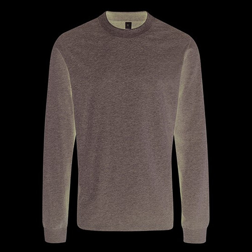 Mantis Essential Heavy Long Sleeve T (Heather Grey Melange, M)