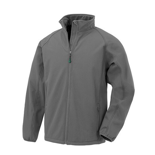 Result Genuine Recycled Men's Recycled 2-Layer Printable Softshell Jacket (Workguard Grey, L)