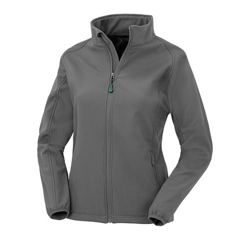 Result Genuine Recycled Women's Recycled 2-Layer Printable Softshell Jacket (Workguard Grey, M)