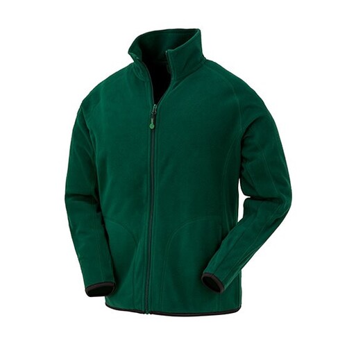 Result Genuine Recycled Recycled Microfleece Jacket (Forest Green, M)