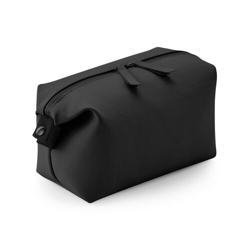 BagBase Matte PU Accessory Pouch (Black, 20 x 10 x 12 cm)