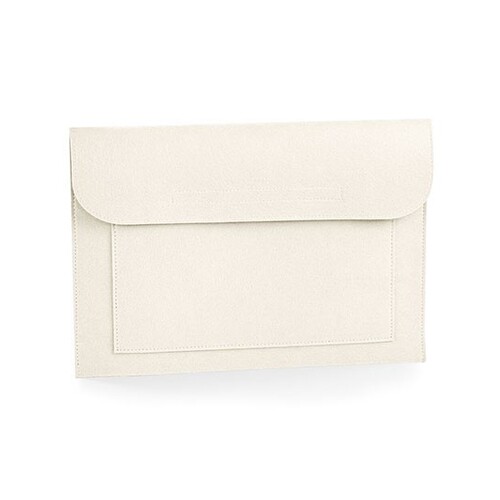 BagBase Felt Laptop / Document Slip (Soft White, 41,5 x 28 cm)