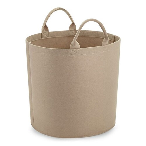 BagBase Felt trug (Sand, S (30 x 30 cm))