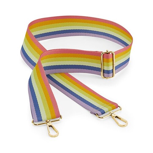 BagBase Boutique Adjustable Bag Strap (Rainbow, 127 x 5 cm)