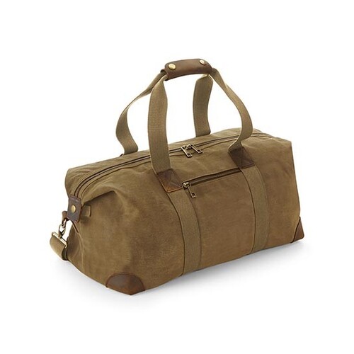 Quadra Heritage Waxed Canvas Holdall (Desert Sand, 48 x 26 x 24 cm)