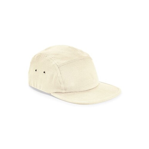 Beechfield Canvas 5 Panel Camper Cap (Natural, One Size)
