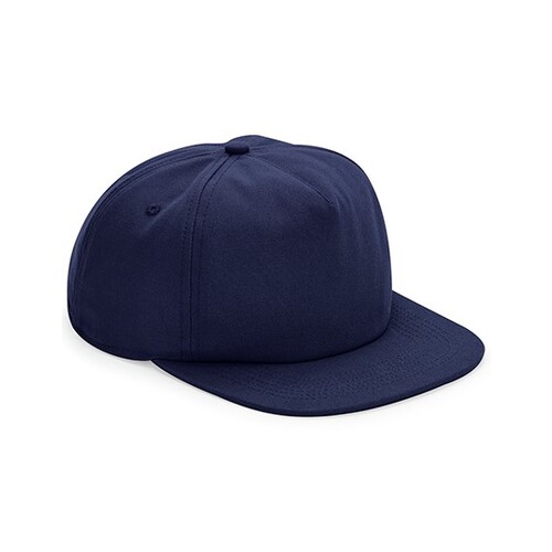 Beechfield Organic Cotton Unstructured 5 Panel Cap (Oxford Navy, One Size)