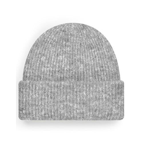 Beechfield Cosy Ribbed Beanie (Grey Marl, One Size)