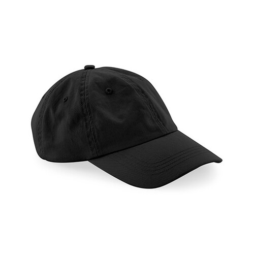 Beechfield Organic Cotton 6 Panel Dad Cap (Black, One Size)