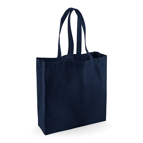Shopper classica in cotone equosolidale Westford Mill (French Navy, 39 x 41 x 14 cm)