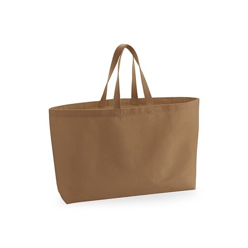 Westford Mill Oversized Canvas Bag (Caramel, 56 x 41 x 16 cm)