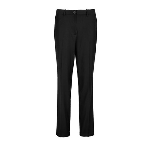 NEOBLU Women's Suit Pants Gabin (Deep Black, 46)