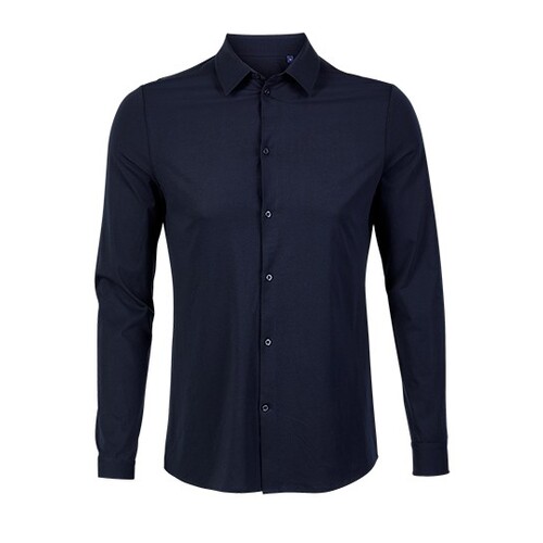 NEOBLU Men's Mercerised Shirt Balthazar (Night, S)