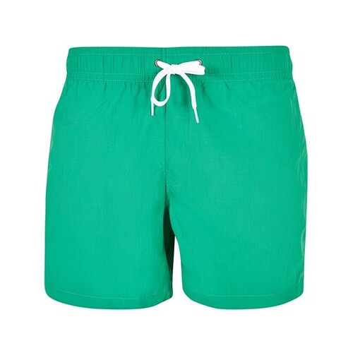 Build Your Brand Swim Shorts (Forest Green, 3XL)