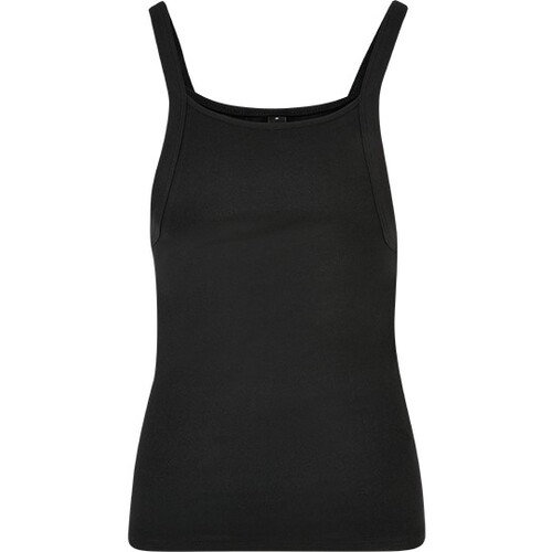 Build Your Brand Ladies Everyday Top (Black, XS)