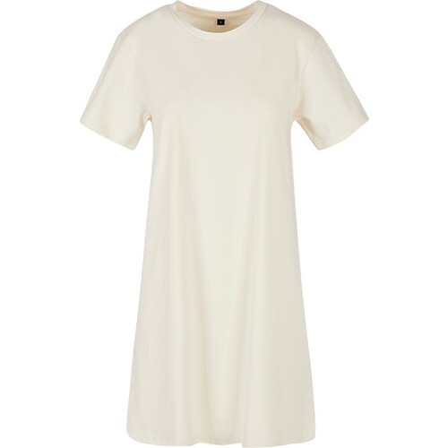 Costruisci il tuo marchio - Vestito a t-shirt da donna (White Sand, L)