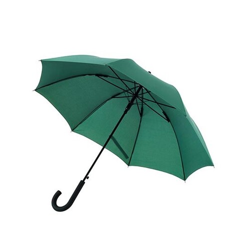 Paraguas automático de varilla cortaviento L-merch (verde oscuro, Ø aprox. 103 cm)