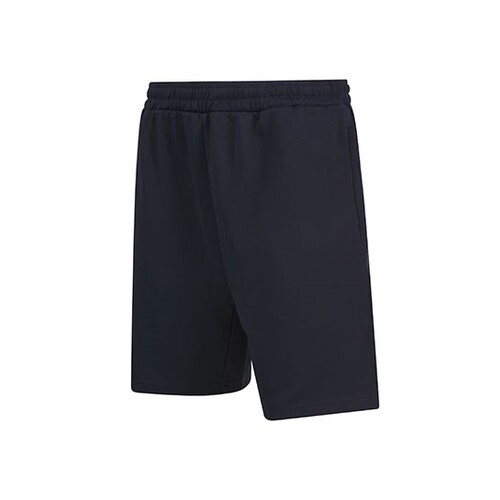 Find+Hales Adults Knitted Shorts With Zip Pockets (Navy, XS)