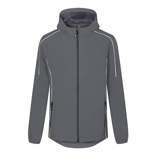 Promodoro Giacca Softshell Leggera da Uomo (Steel Gray, L)