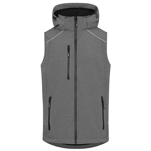 Promodoro Men's Softshell Vest (Heather Grey, XXL)