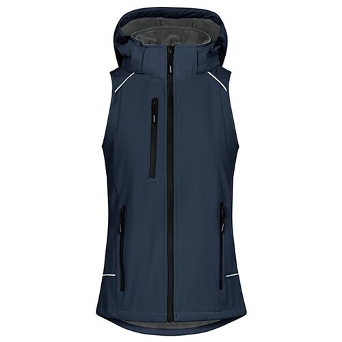Promodoro Women's Softshell Vest (Navy, S)