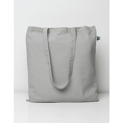 Borsa in cotone Printwear, cotone Fairtrade, manici lunghi (Light Grey (ca. Pantone 429 C), approx. 38 x 42 cm)
