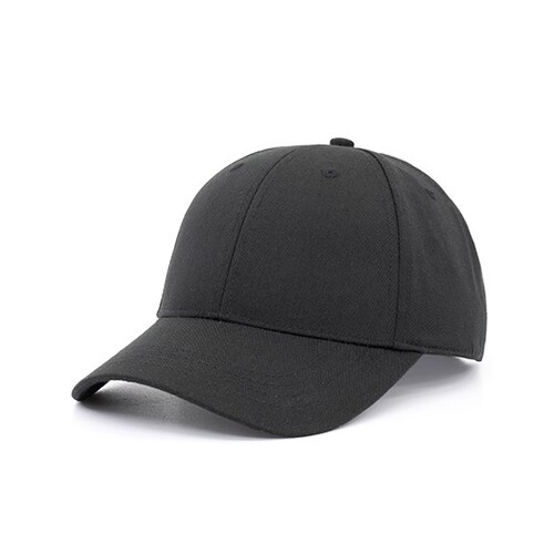 Brain Waves Recycled Cotton Cap (Black, One Size)