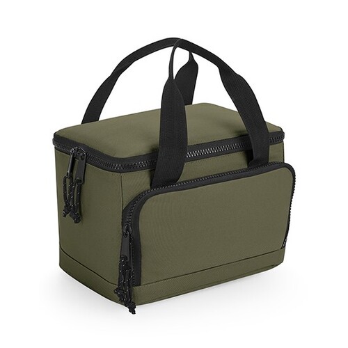 Borsa frigo mini riciclata BagBase (Military Green, 24 x 17 x 17 cm)