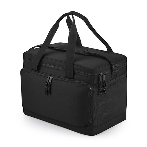 BagBase Recycled Large Cooler Shoulder Bag (Black, 40 x 26 x 28 cm)