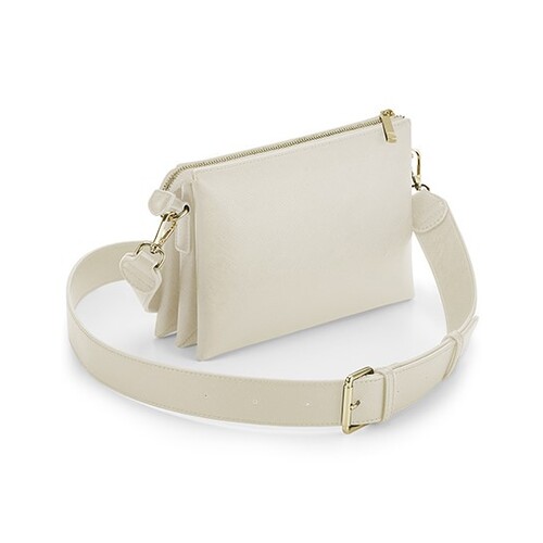 BagBase Boutique Soft Cross Body Bag (Oyster, 23 x 3,5 x 16 cm)