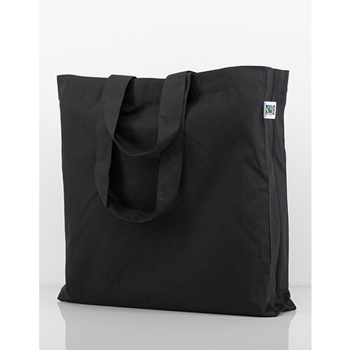 Printwear Cotton Bag, Fairtrade Cotton, Oversized (Black, 49 x 50 cm)