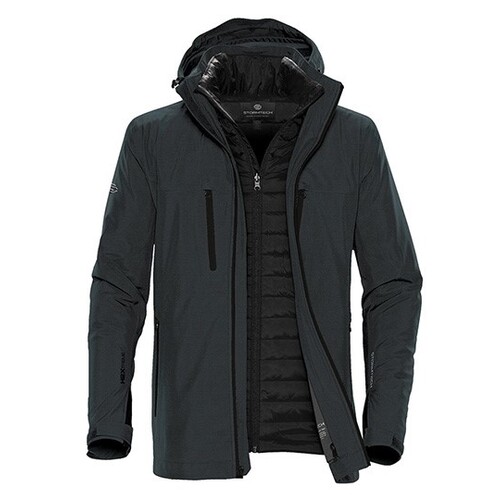 Stormtech Men's Matrix System Jacket (Charcoal, Black, 4XL)