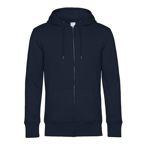 B&amp;C KING Zipped Hood Jacket_° (Navy, M)