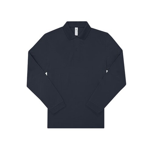 B&C BE INSPIRED My Polo 180 Long Sleeve (Navy, 3XL)