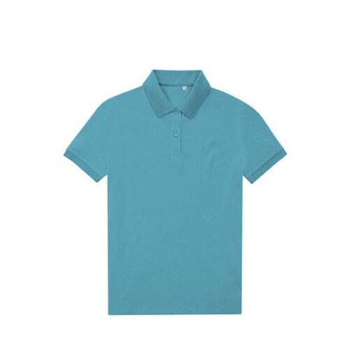 B&amp;C My Eco Polo 65/35 Donna_° (Pop Turquoise, XS)