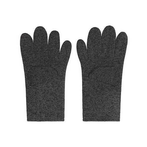 Myrtle beach Fleece-Gloves (Grey Melange, S/M)