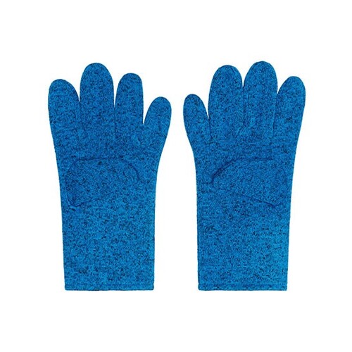 Myrtle beach Fleece-Gloves (Royal Melange, L/XL)