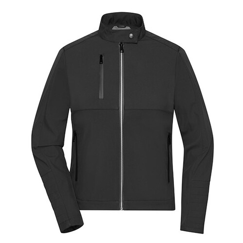 James&Nicholson Ladies´ Softshell Jacket (Black, M)