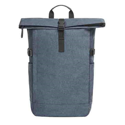 Halfar Notebook Backpack Circle (Blue-Grey Melange, 35 x 47 x 16 cm)