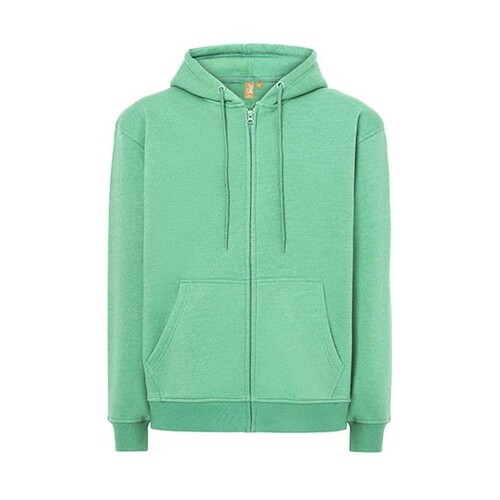 JHK Unisex Hooded Full Zip Sweat Fuji (Eucalyptus, M)