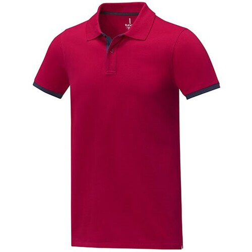 Elevate Life Men's Morgan Polo (Red, XXL)