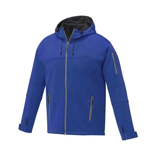 Elevate Life Men's Match Softshell Jacket (Blue, XL)