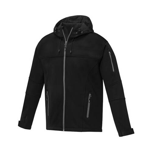 Elevate Life Men's Match Softshell Jacket (Black, XXL)